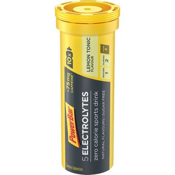 POWERBAR 5 Electrolytes Lemon Tonic + 75 Mg Caffeine 12X10 integratore alimentare