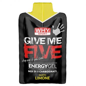 WHYSPORT Give Me Five Limone 50ml gel energetico