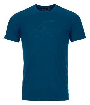 ORTOVOX 120 Tec Lafatscher Topo Ts M t-shirt uomo